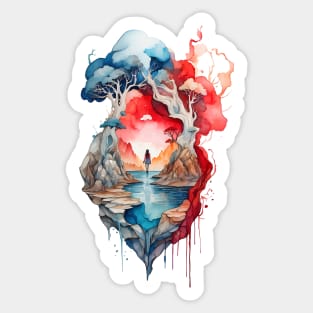 The Mystic River Journey Sticker